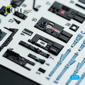 Kelik K72212 Gannet AS1/AS4 - interior 3D decals for Revell kit 1/72