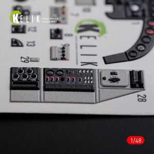 Décalcomanies 3D intérieures KELIK K48085 KI-21 pour maquette ICM au 1/48 – image 5