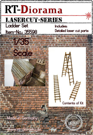 RT-Diorama 35598 Ladder set (3 pcs.) 1/35