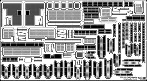 MK1 Design MD-20021 US Navy Aircraft Carrier CV-6 Enterprise Detail Up Parts Dx for Trumpeter 1/200 – Bild 51