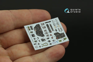 Quinta Studio QD48327 P-38J 3D-Printed &amp;amp; colored Interior on decal paper (Tamiya) 1/48 – image 5