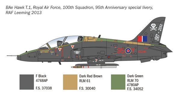 Italeri 2813 Hawk T Mk. I 1/48 – obrázek 5