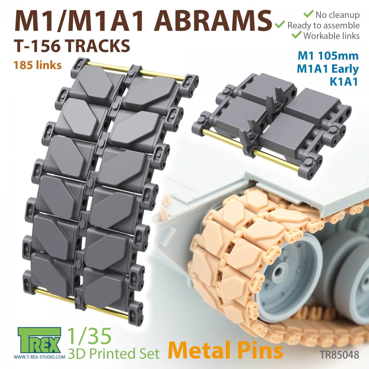 T-Rex Studio TR85048 M1 Abrams T156 Tracks 1/35