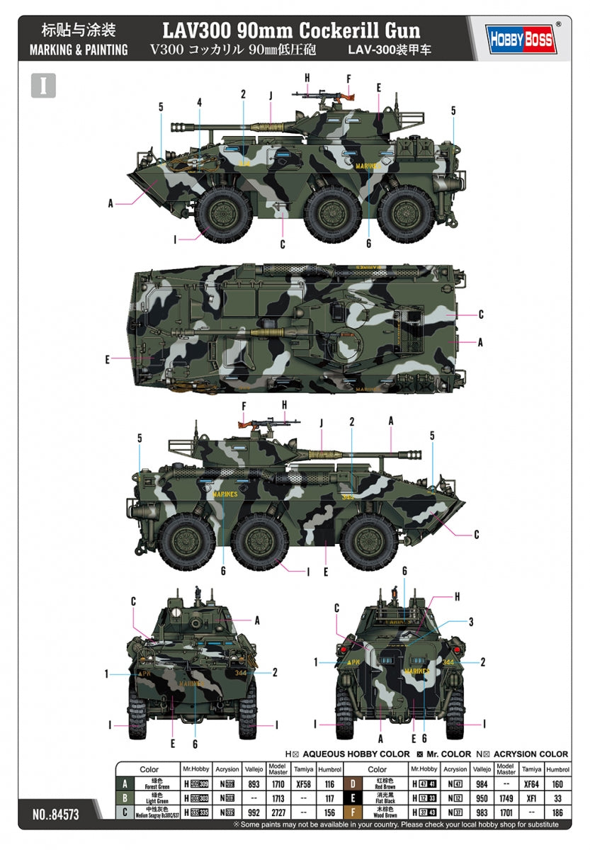Hobby Boss 84573 LAV300 90mm Cockerill Gun 1/35 – image 5