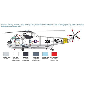 Italeri 1433 SH-3D Sea King Moon Landing 50th Anniv. 1/72 – zdjęcie 2