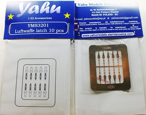 Yahu YMS3201 Luftwaffe latch 10 pcs – clasps 1/32