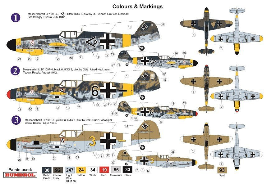 AZ Model AZ7626 Bf 109F-4 JG.3 1/72 – image 2