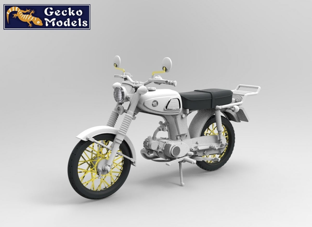 Gecko Models 35GM0127 60&amp;#39;~70&amp;#39;s Southern Vietnamese &amp;amp; Japanese SS50E Motorbike Set 1/35 – image 2