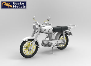Gecko Models 35GM0127 60&amp;#39;~70&amp;#39;s Southern Vietnamese &amp;amp; Japanese SS50E Motorbike Set 1/35 – image 2