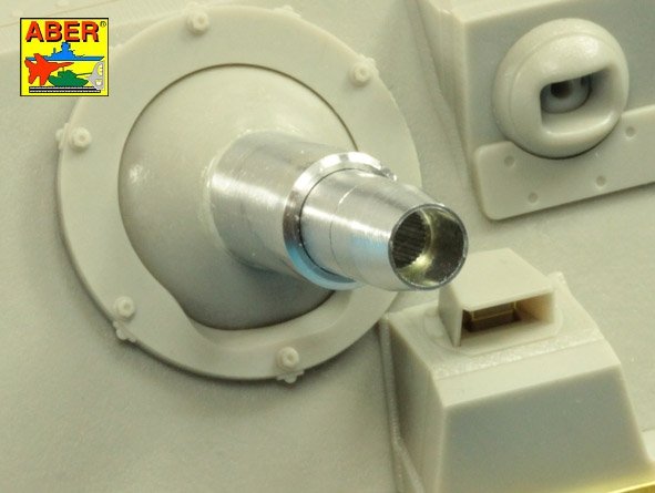 Aber 35L-123N 15 cm StuH 43 barrel for 1/35 tank gun – imagen 3