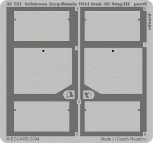 Eduard 35721 Schürzen Atyp-Russia 1944 Stuh 42/ StuG. III 1/35 Dragon – image 2