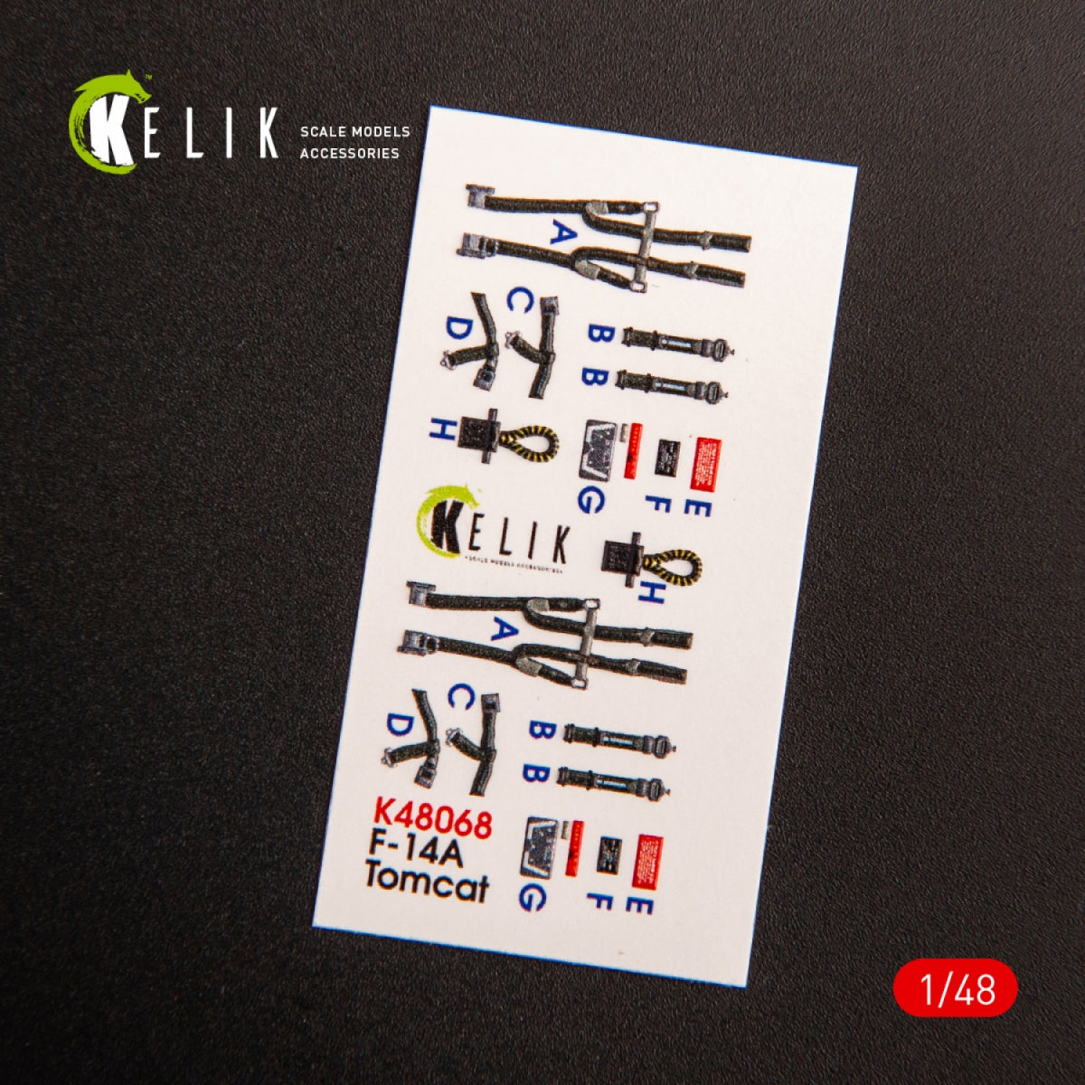 KELIK K48068 F-14A TOMCAT LATE INTERIOR 3D DECALS FOR TAMIYA KIT 1/48 – image 3