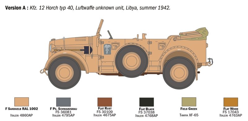 Italeri 6597 Horch 901 Typ 40 Kfz.12 1/35 – image 4
