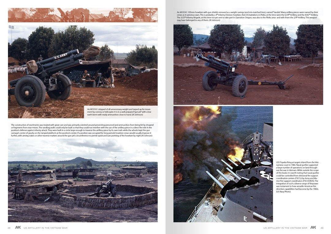 AK Interactive AK130007 AMERICAN ARTILLERY IN VIETNAM EN – Bild 3