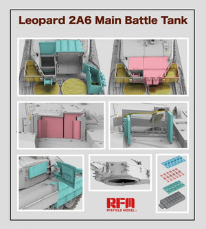 Rye Field Model 5065 Leopard 2A6 Main Battle Tank 1/35 – Bild 5