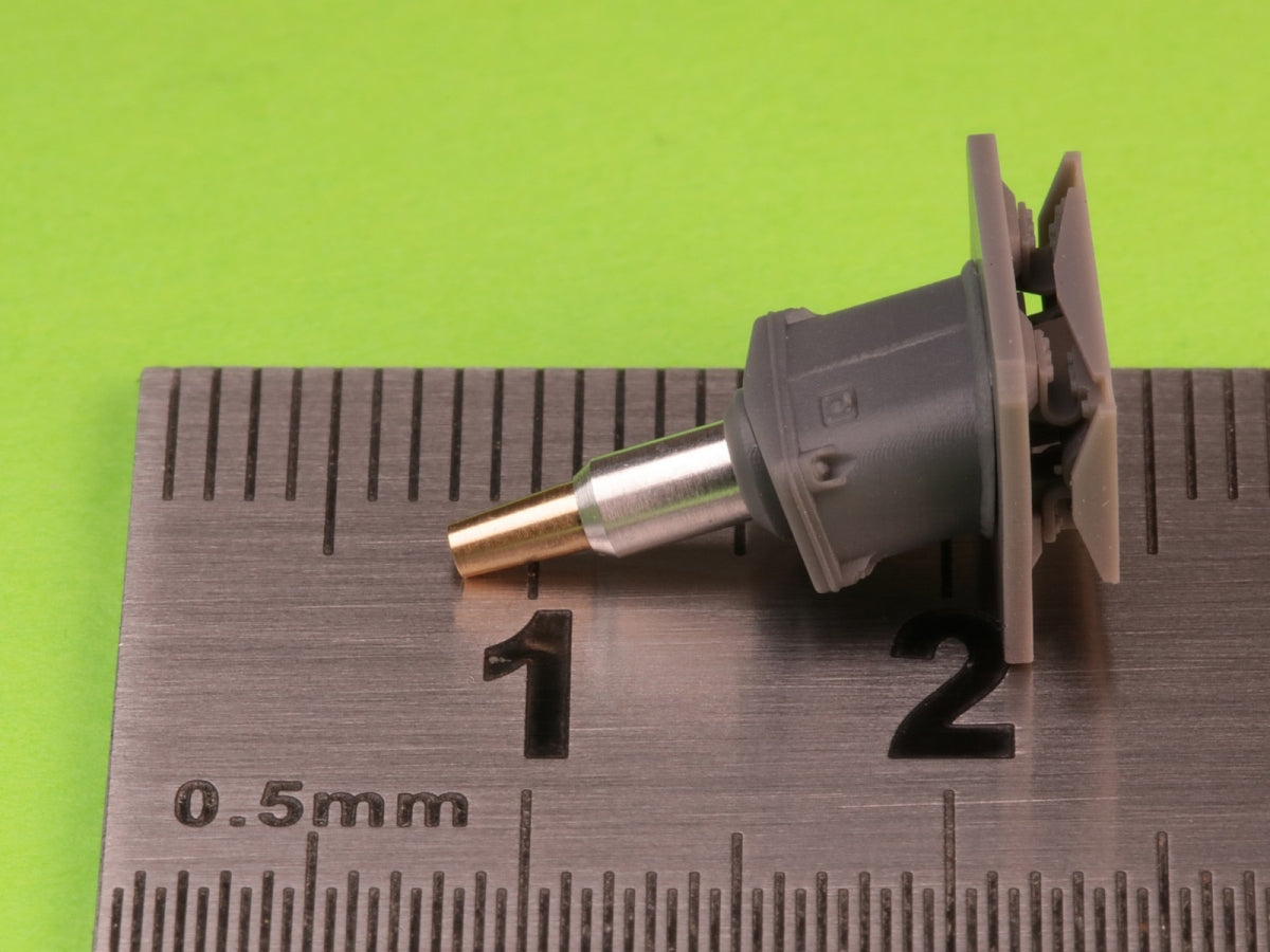 Master GM-72-035 StuG III Ausf. A/B/C/D/E - 7.5cm StuK 37 L/24 - gun barrel with resin mantlet 1/72 – image 4