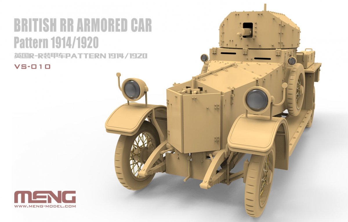Meng Model VS-010 British RR Armored Car Pattern 1914/1920 1/35 – imagen 3