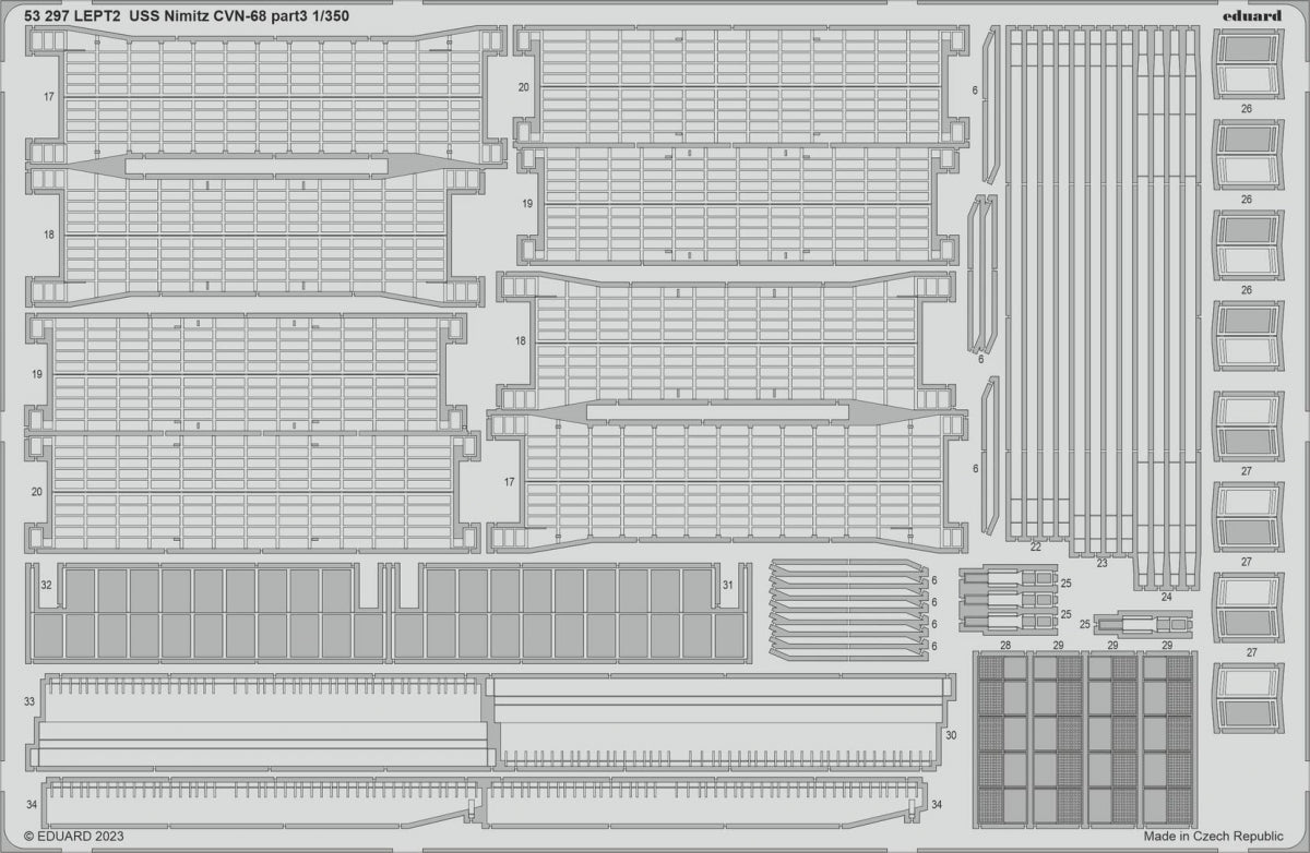 Eduard BIG5369 USS Nimitz CVN-68 PART I Trumpeter 1/350 – Bild 4