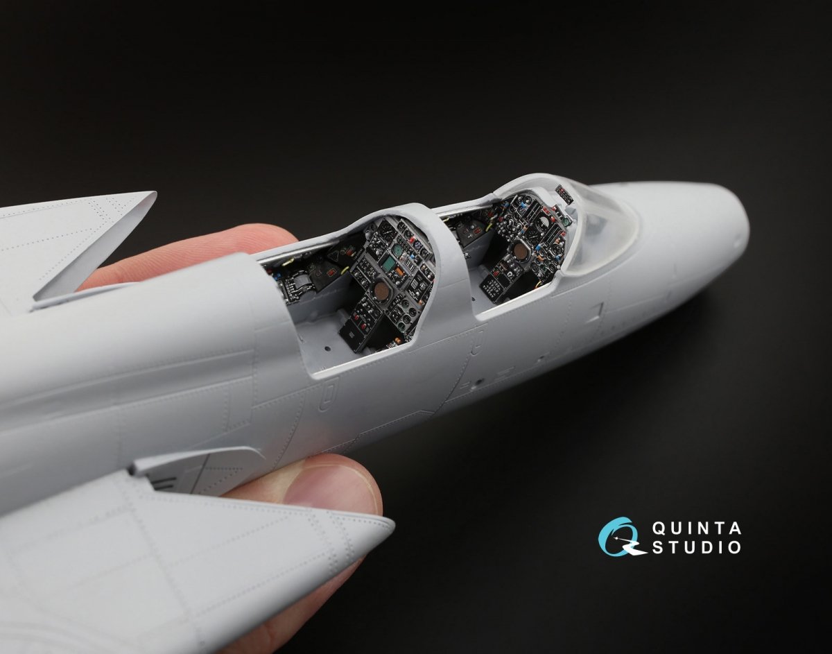 Quinta Studio QD48073 F-105G 3D-Printed &amp;amp; colored Interior on decal paper (for HobbyBoss kit) 1/48 – Bild 6