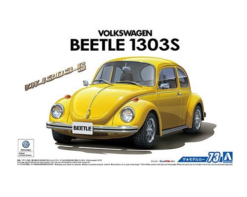 Aoshima 05552 VOLKSWAGEN 13AD Beetle 1303S '73 1/24
