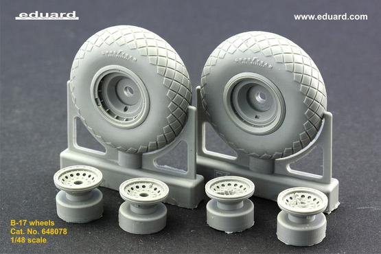 Eduard 648078 B-17 wheels 1/48 REVELL, MONOGRAM – image 3