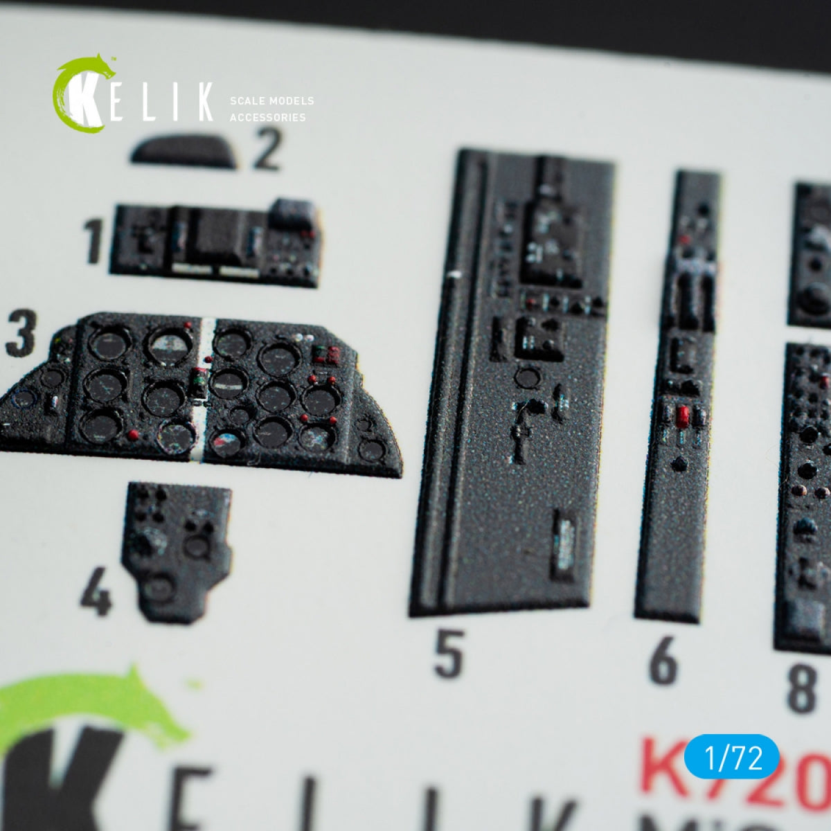 KELIK K72059 MIG-21 F-13 INTERIOR 3D DECALS FOR REVELL KIT 1/72 – Bild 3