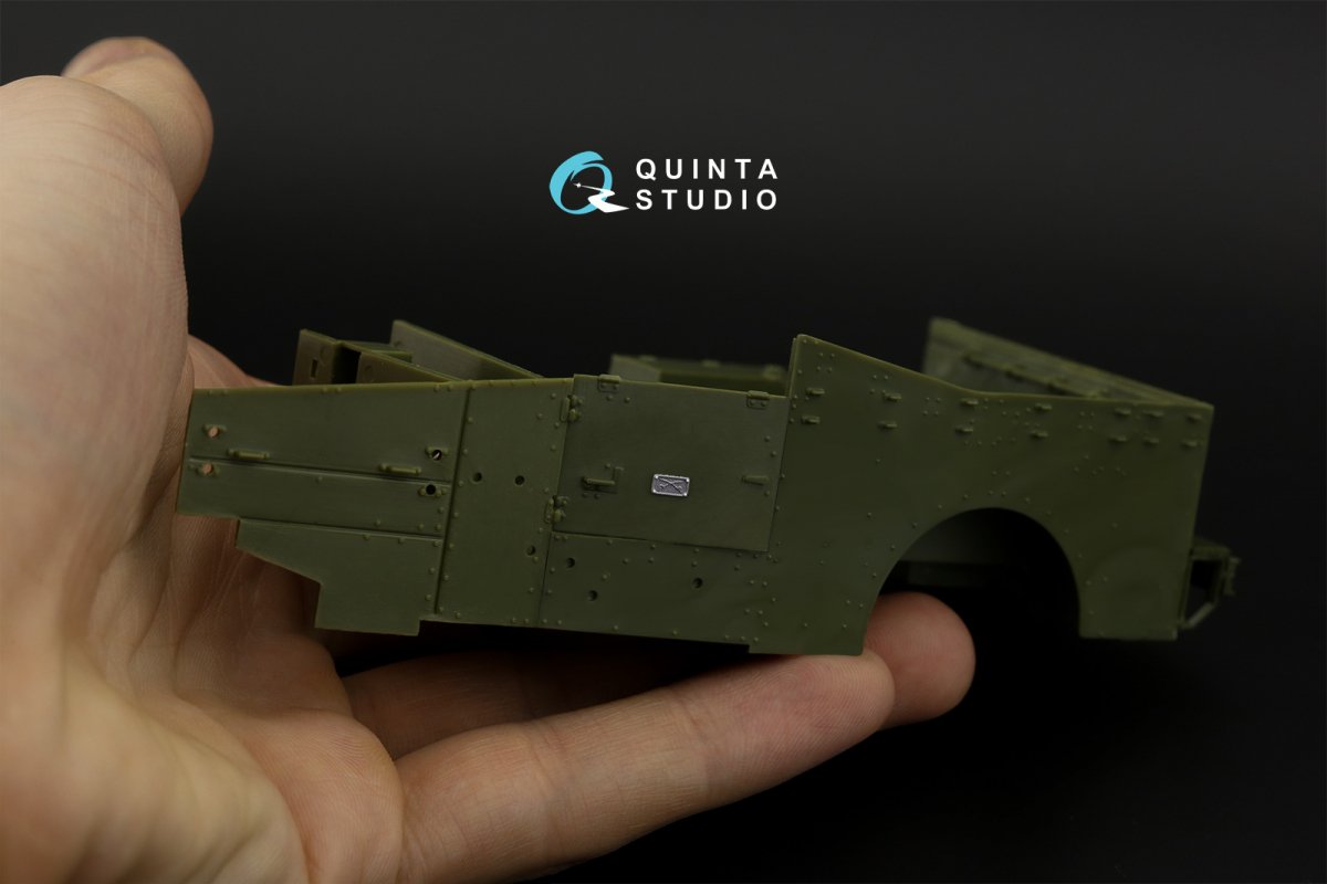 Quinta Studio QD35088 M3A1 Scout 3D-Printed &amp;amp; colored Interior on decal paper (Zvezda) 1/35 – Bild 5