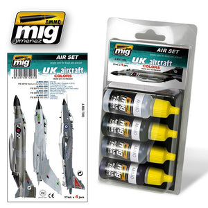 Munitions du Mig Jimenez 7203, couleurs d&amp;#39;avions britanniques des années 50 à nos jours