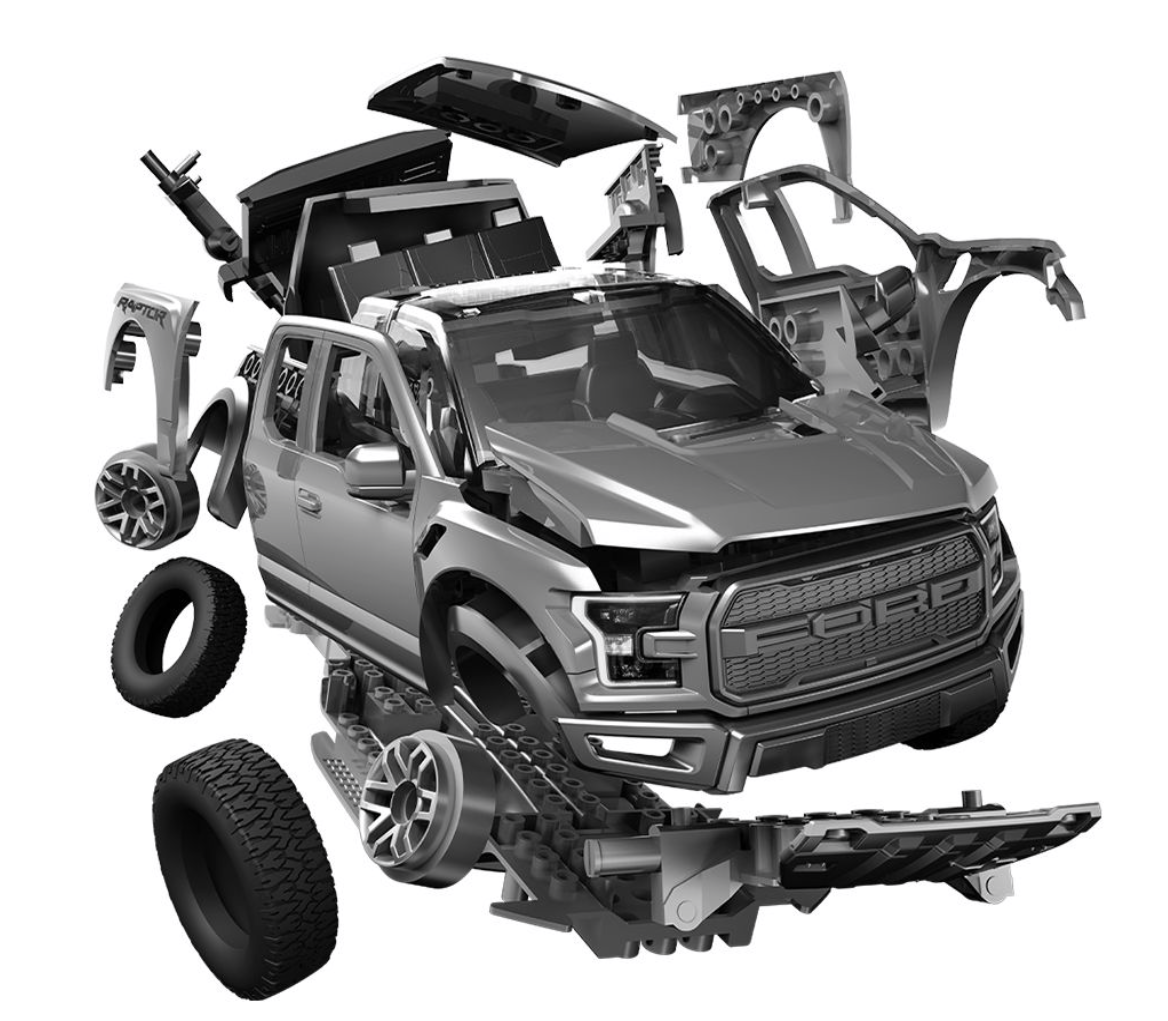 Airfix 6053 QUICKBUILD Ford F-150 Raptor - Gray – Bild 7