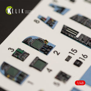 KELIK K48028 F/A-18A &amp;quot;HORNET&amp;quot; INTERIOR 3D DECALS FOR KINETIC KIT 1/48 – image 3
