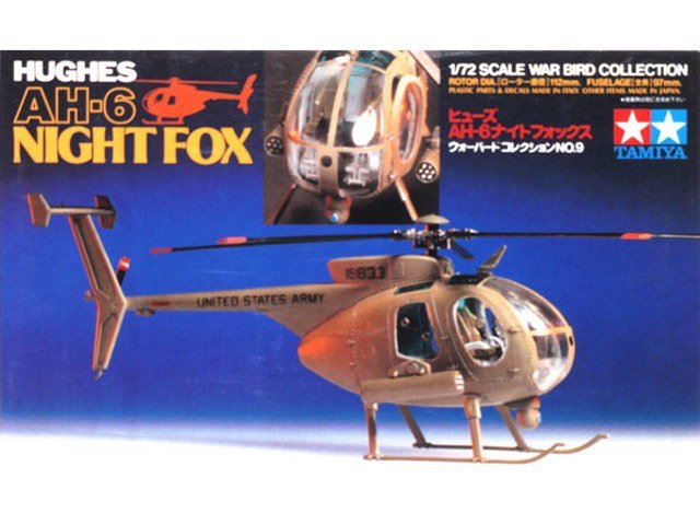 Tamiya 60709 Hughes AH-6 Night Fox 1/72