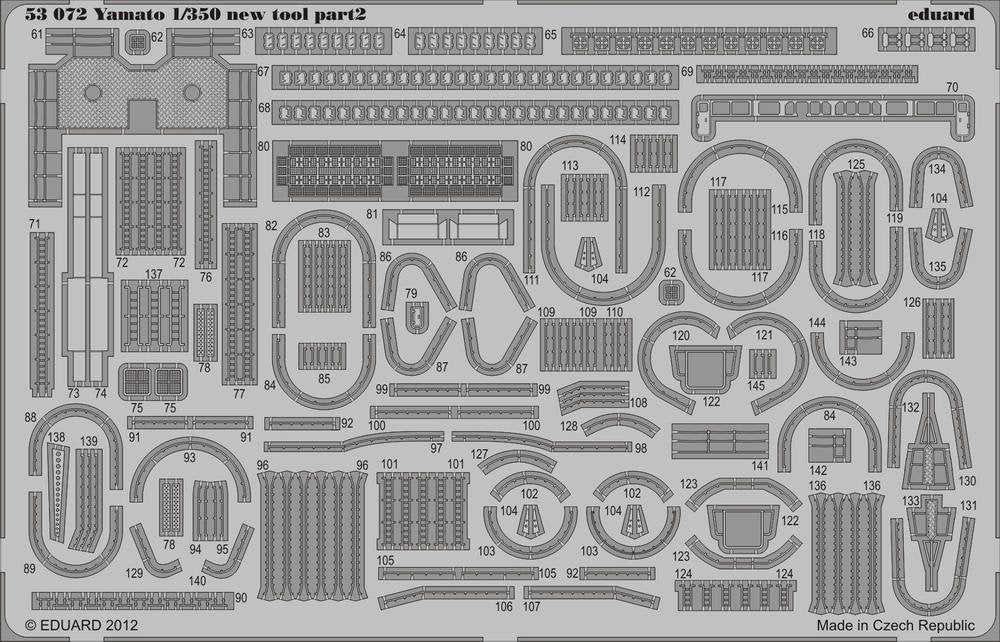 Eduard 53072 Yamato new tool 1/350 Tamiya – image 2