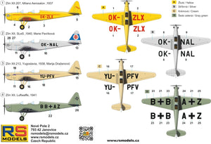 RS Models 92303 Zlin Z-XII Vol. Sports Aircraft 1/72 – image 2