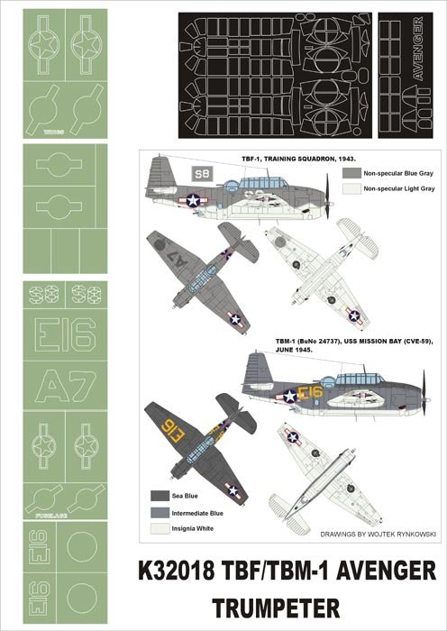 Montex K32018 TBF-1 Avenger 1/32