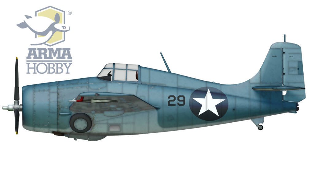 Arma Hobby 70049 Cactus Air Force F4F-4 Wildcat + P-400/P-39D Airacobra Deluxe Set 1/72 – image 9