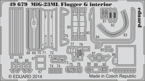 Eduard 49679 MiG-23ML Flogger G interior SA TRUMPETER 1/48 – Bild 2