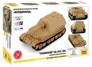 Zvezda 5041 German tank destroyer FERDINAND 1/72 – image 2