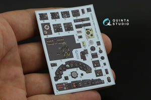 Quinta Studio QD32084 Ju 88A-1 3D-Printed &amp;amp; colored Interior on decal paper (Revell) 1/32 – obrázek 12