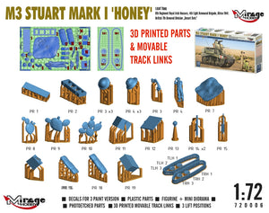 Mirage Hobby 720006 M3 Stuart Mk.I Honey Light Tank 1/72 – Bild 6