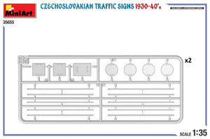 Miniart 35655 CZECHOSLOVAKIAN TRAFFIC SIGNS 1930-40&amp;#39;s 1/35 – obrázek 4
