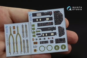 Quinta Studio QD32102 T-6G 3D-Printed colored Interior on decal paper (Kitty Hawk) 1/32 – immagine 3