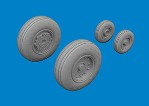 Eduard 672416 E-2C wheels HELLER 1/72