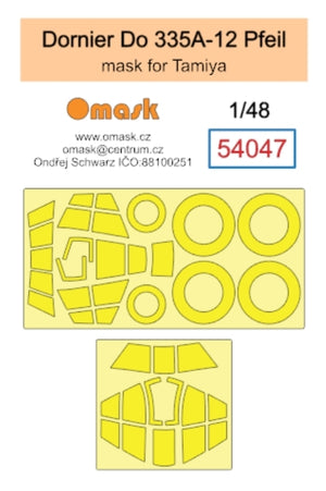 Omask 54047 Dornier Do 335A-12 Pfeil mask (for Tamiya) 1/48