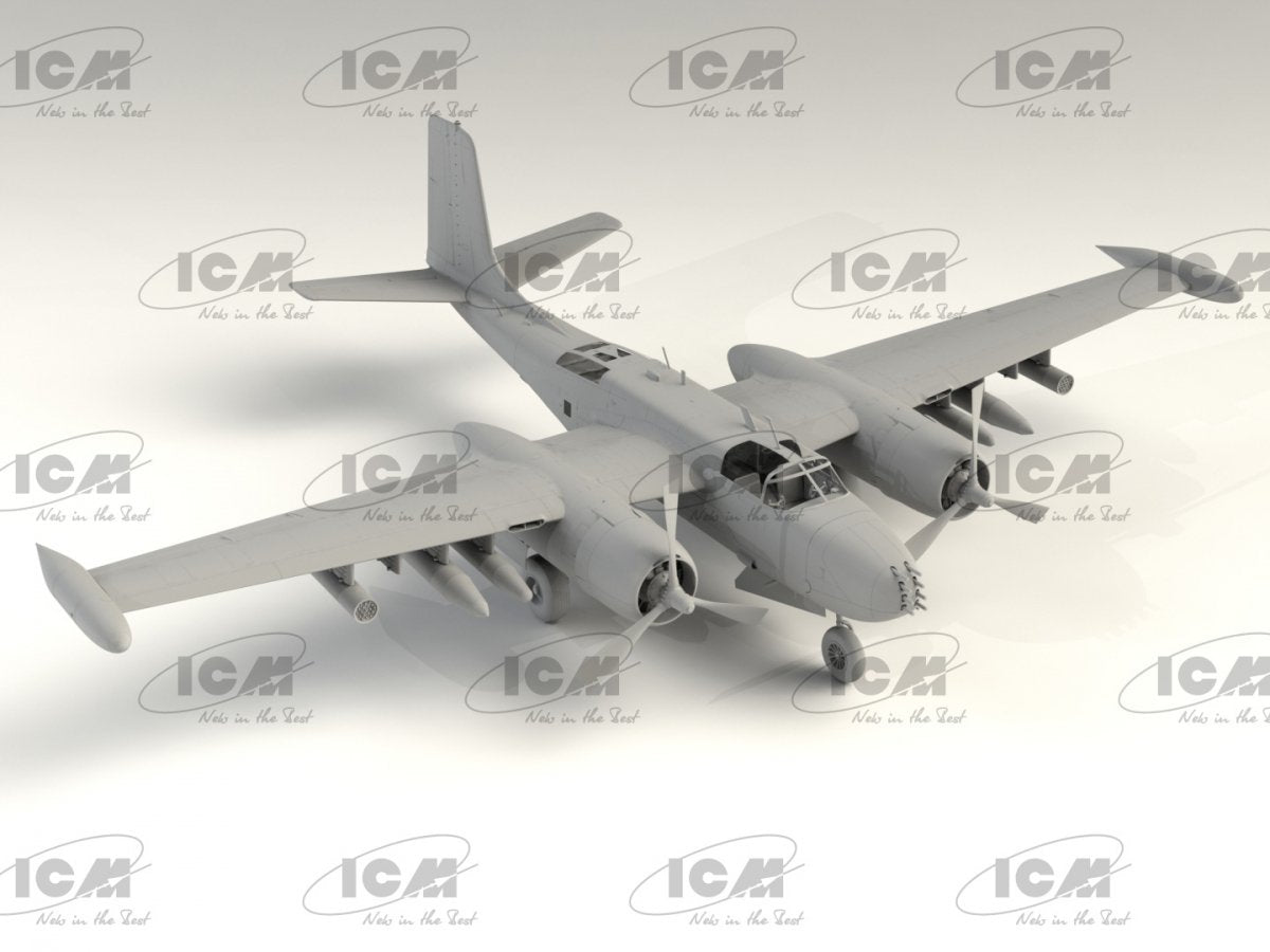 ICM 48278 B-26K Counter Invader (early), US Attack Aircraft 1/48 – Bild 4