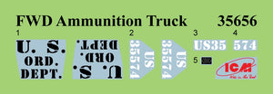 ICM 35656 FWD Type B WWI US Ammunition Truck 1/35 – obrázek 12