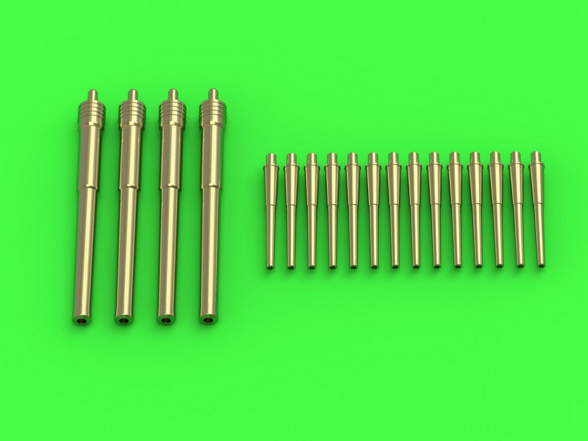 Master SM-700-062 Armament of the IJN battleship Mikasa - barrels 305mm (4 pcs.), 152mm (14 pcs.) 1/700