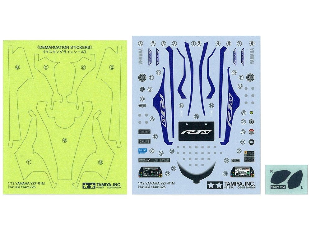 Tamiya 14133 Yamaha YZF-R1M 1/12 – Bild 12