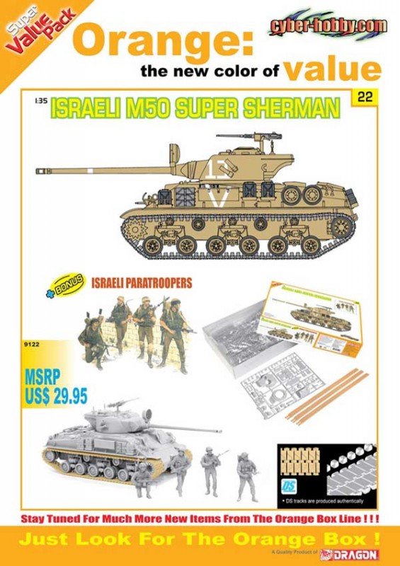 Cyber Hobby 9122 M50 SUPER SHERMAN 1/35 – Bild 2