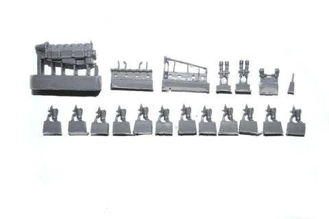 Copper State Models E48-008 RAF 4a 150 hp Aircraft Engine Set 1/48 – imagen 2
