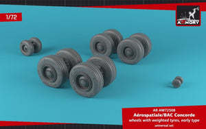 Armory Models AW72508 Concorde wheels w/ weighted tires, early 1/72 – image 3